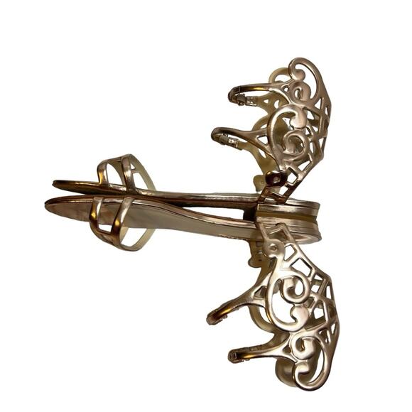 Sophia Webster Rose Gold Birdie Flat Sandal Sz 38 - Picture 5 of 7